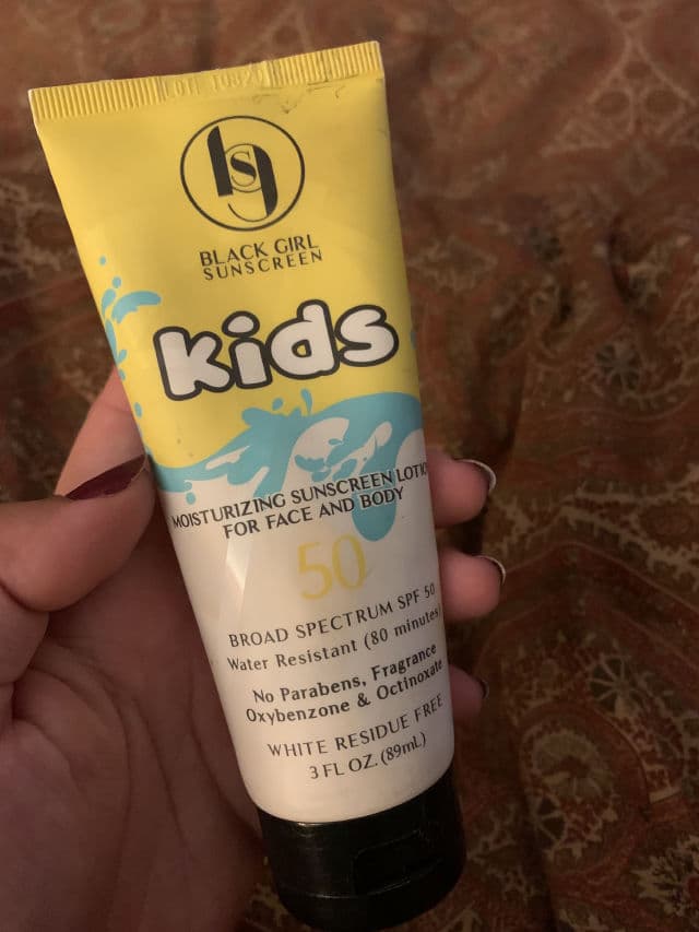 Black Girl Sunscreen BGS Kids SPF 50 review photo by cams99