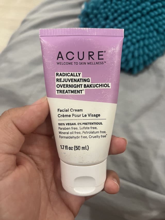 Acure Radically Rejuvenating Bakuchiol Overnight Treatment review photo by cams99