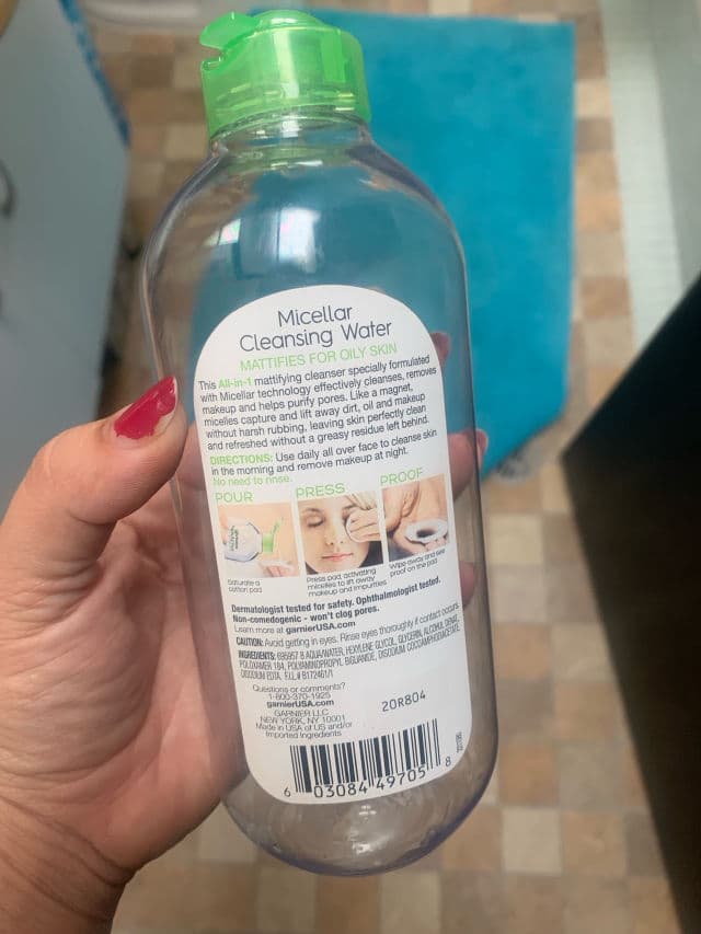 Garnier Micellar Cleansing Water For Combination & Oily Skin review photo by cams99