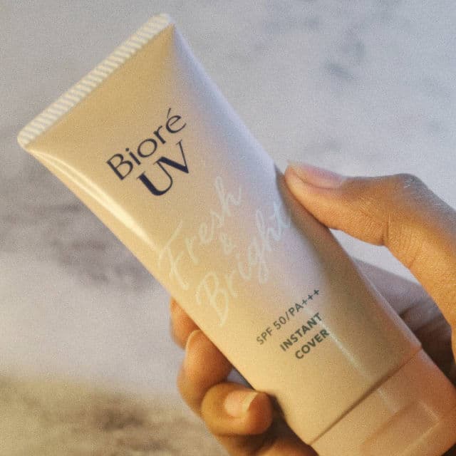 Biore UV Fresh & Bright Instant Cover SPF 50+ PA+++ review photo by joulaa