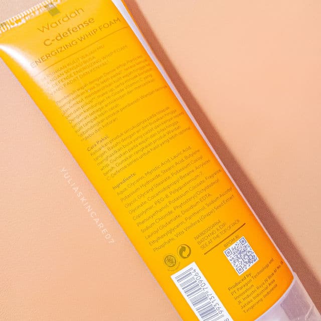 Wardah C-Defense Energizing Whip Foam review photo by yuliaskincare07