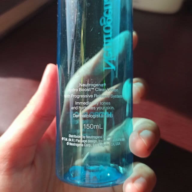 Neutrogena Hydro Boost Clear Lotion review photo by ellajimolala