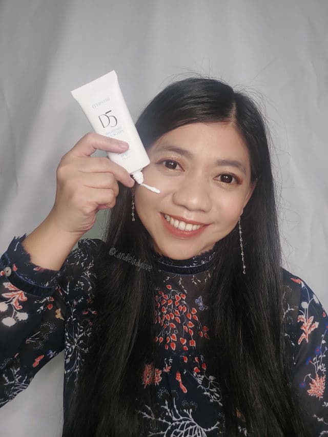 L'ESSENTIAL D5 Brightening Sunscreen SPF50+ PA++++ review photo by candleladylove