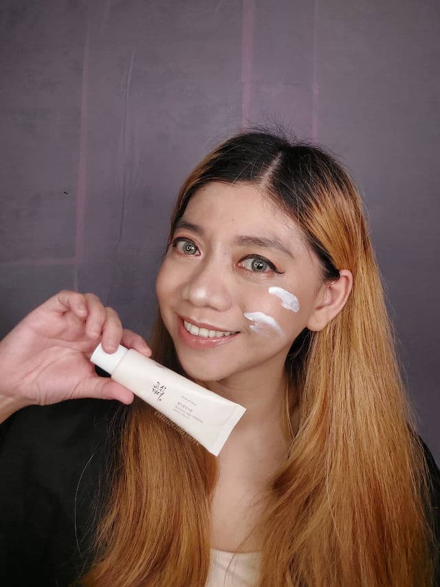 BEAUTY OF JOSEON Relief Sun Rice + Probiotics SPF50+ PA++++ review photo by candleladylove