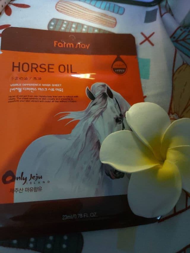Farmstay Horse Oil Visible Difference Mask Sheet review photo by caerusnana