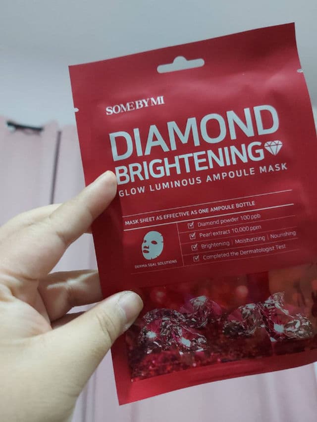 Some By Mi Diamond Brightening Glow Luminous Amploule Mask review photo by caerusnana