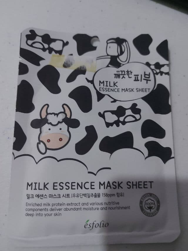 ESFOLIO Clean Skin Essence Mask Sheet (Milk) review photo by caerusnana