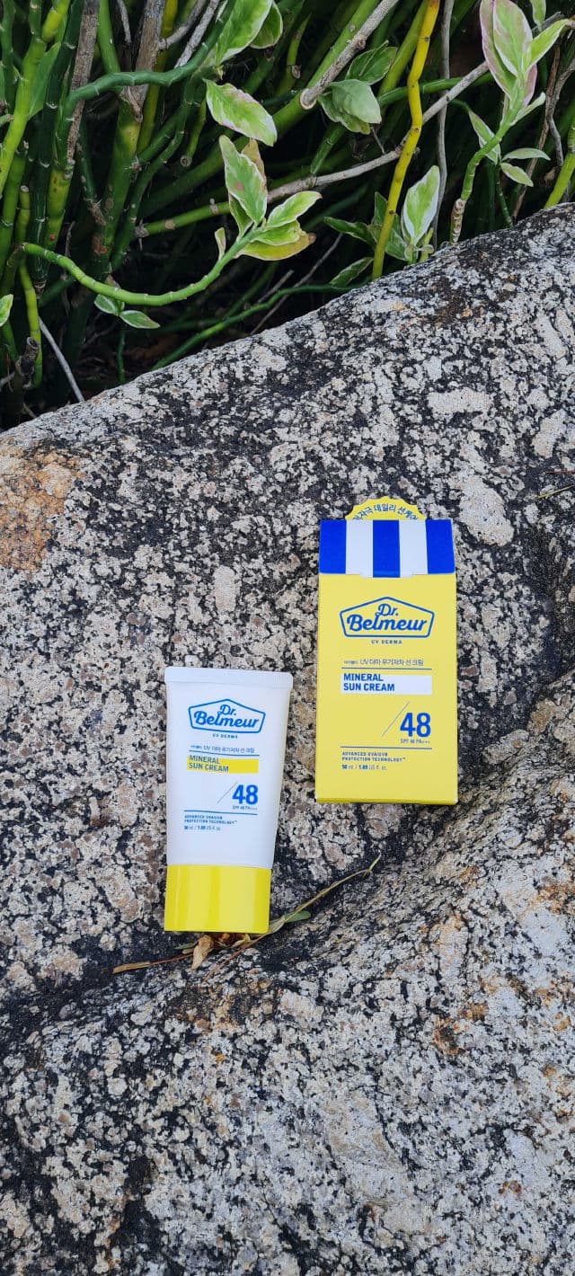 THE FACE SHOP Belmeur UV Derma Mineral Sun Cream SPF48 PA+++ review photo by veagee