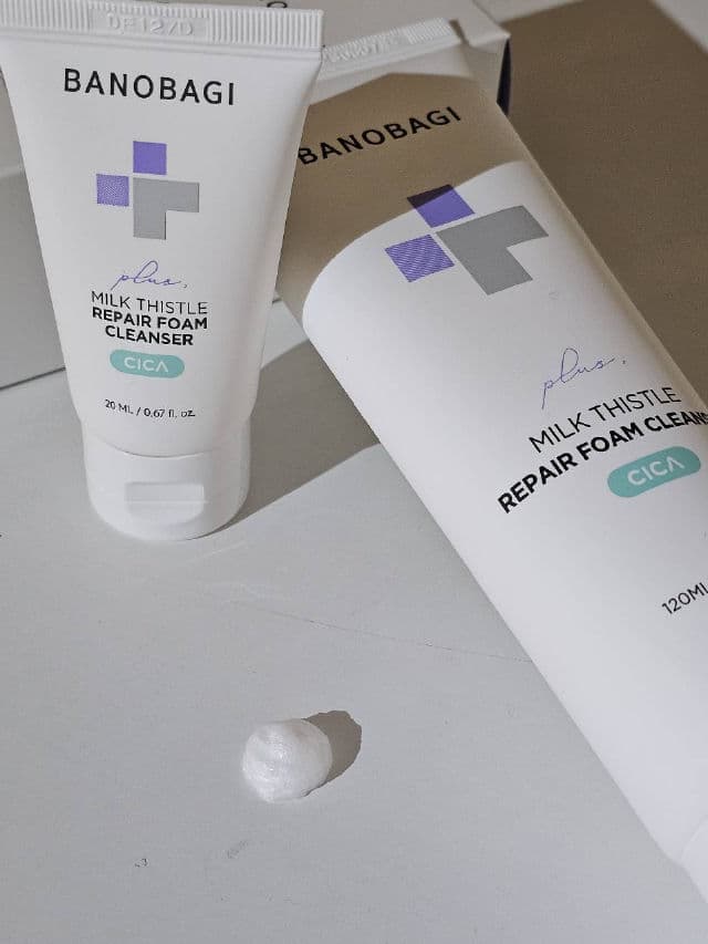 BANOBAGI Milk Thistle Repair Cica Foam Cleanser Plus review photo by marimpar