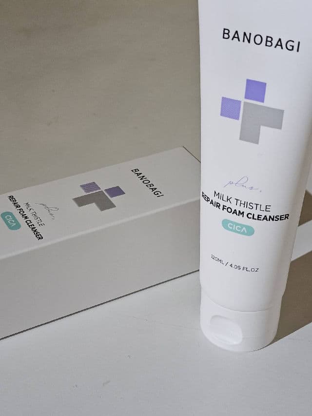 BANOBAGI Milk Thistle Repair Cica Foam Cleanser Plus review photo by marimpar