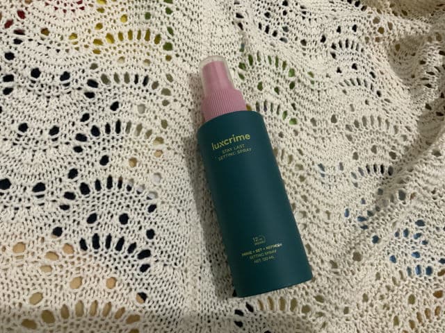 Luxcrime Stay Last Setting Spray review photo by bnediqta