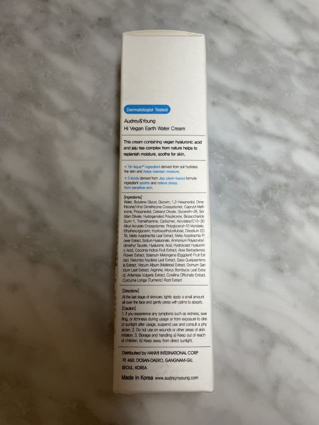 Audrey & Young Hi Vegan Earth Water Cream review photo by StatMaster314