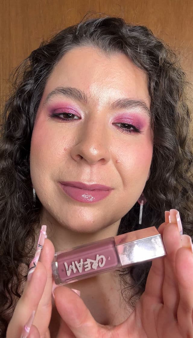 Fenty Beauty Gloss Bomb Color Drip Lip Cream - Mauve Wives review photo by caitgrlbrb