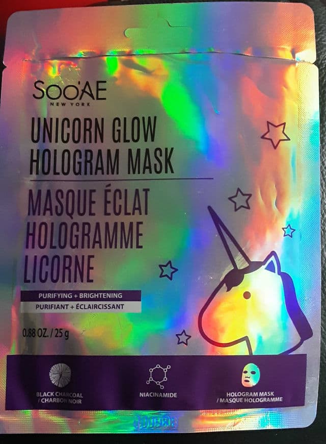 Soo'Ae Unicorn Glow Holographic Mask review photo by nicolletiti