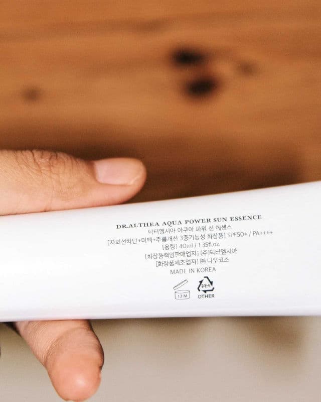 Dr. Althea Aqua Power Sun Essence SPF50+ PA++++ review photo by skeengeeks