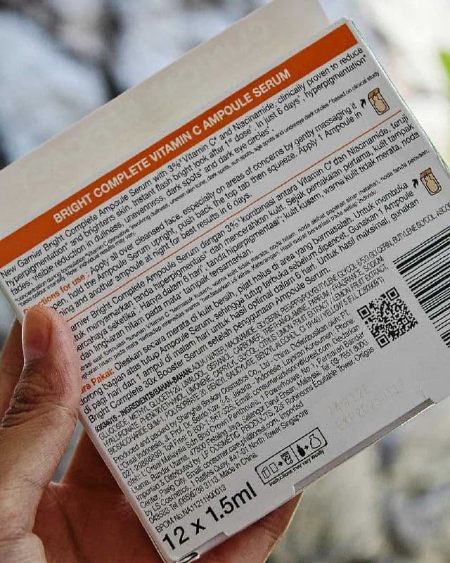 Garnier Bright Complete Vitamin C Ampoule Serum review photo by skeengeeks