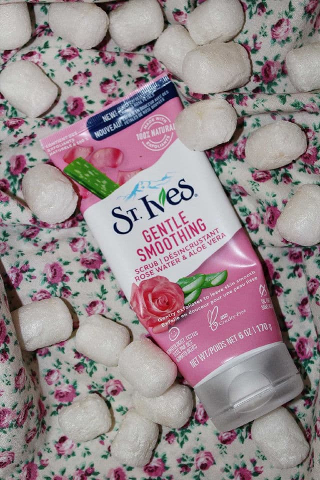 St. Ives Gentle Smoothing Rose Water and Aloe Vera Scrub review photo by skeengeeks