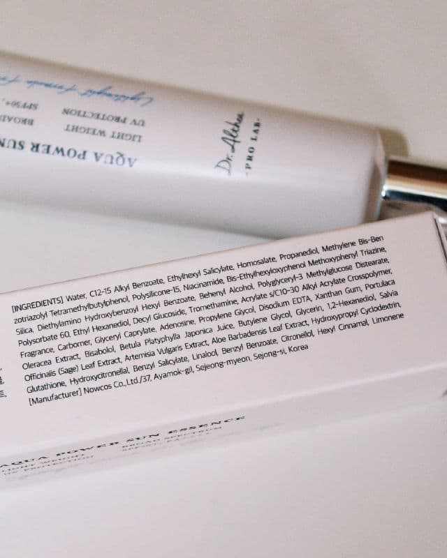 Dr. Althea Aqua Power Sun Essence SPF50+ PA++++ review photo by skeengeeks