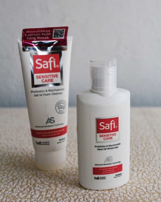 Safi Sensitive Care Probiotics & Niacinamide Aqua Gel Moisturiser	 review photo by skeengeeks
