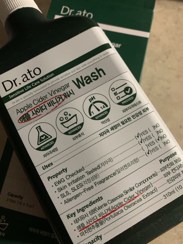 Dr. Ato Apple Cider Vinegar Wash review photo by robinhop