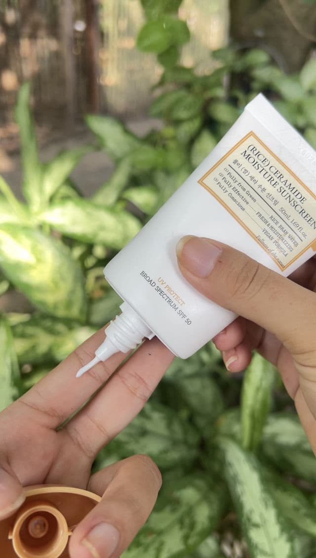 FULLY Rice Ceramide Moisture Sun Cream review photo by Amayajkv