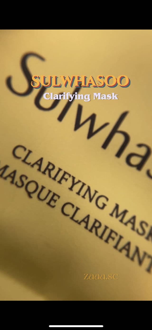 Sulwhasoo Clarifying Mask review photo by ZaaaSC