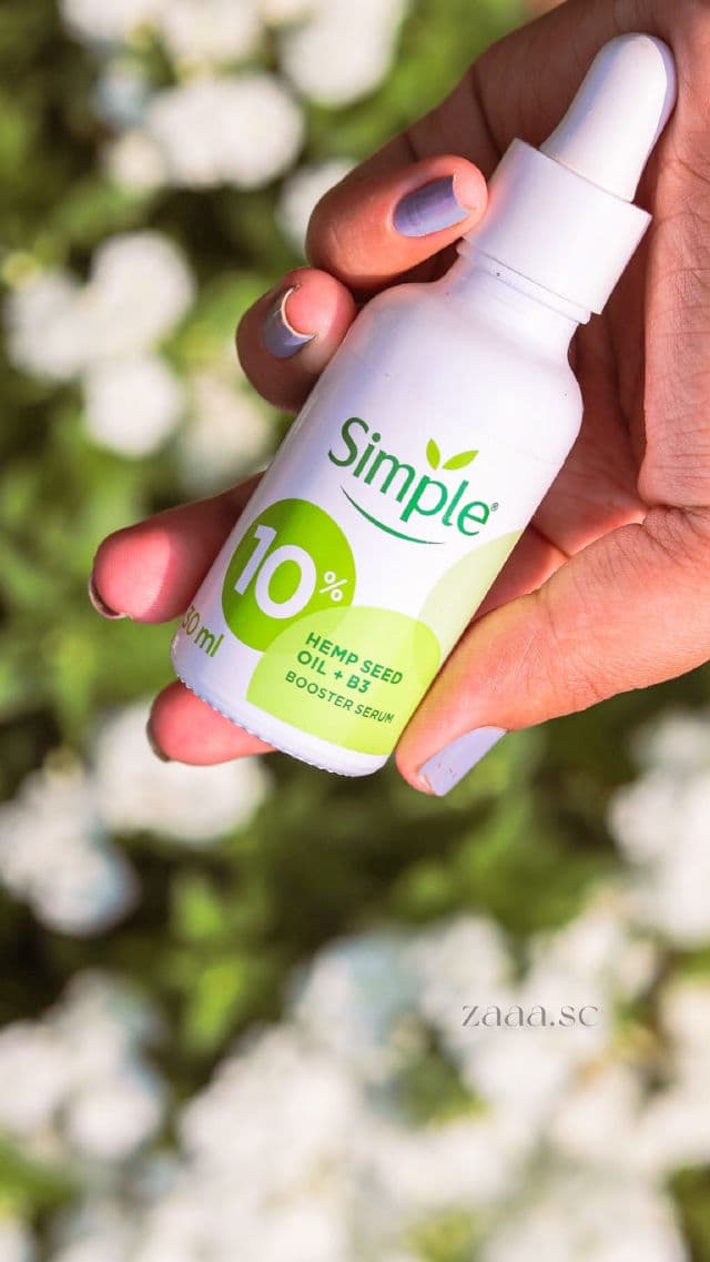 Simple Booster Serum - 10% Hemp Seed Oil + B3  review photo by ZaaaSC