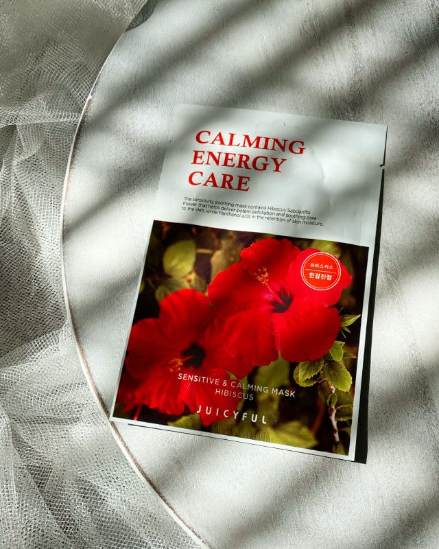Juicyful Calming Energy Care Sensitive & Calming Hibiscus Mask review photo by Glowyforever