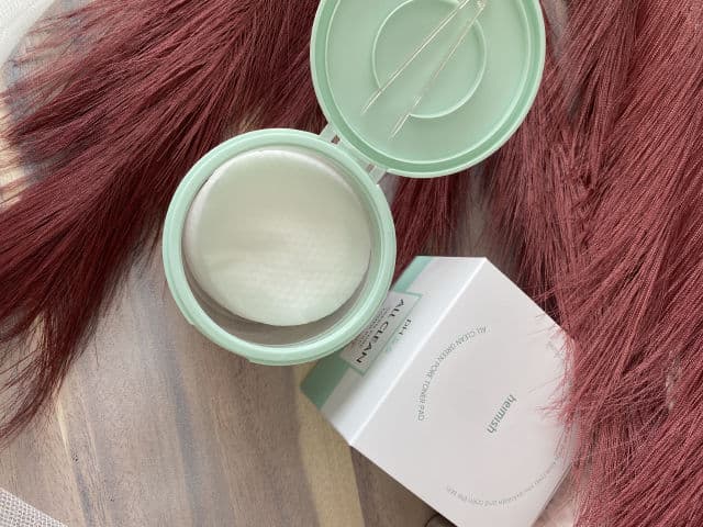 Heimish All Clean pH 5.5 Green Pore Toner Pad review photo by Glowyforever