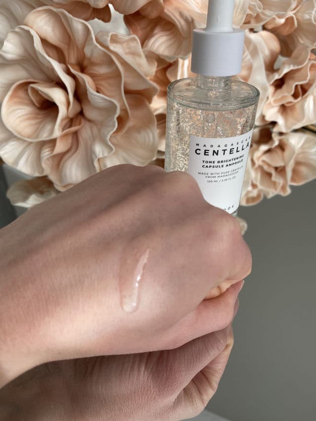 SKIN1004 Madagascar Centella Tone Brightening Capsule Ampoule review photo by Glowyforever