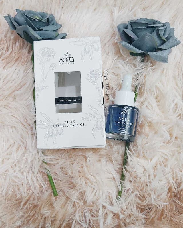Sora Organics Blue Calming Face Oil review photo by joannelek
