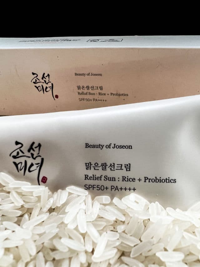 BEAUTY OF JOSEON Relief Sun Rice + Probiotics SPF50+ PA++++ review photo by mq