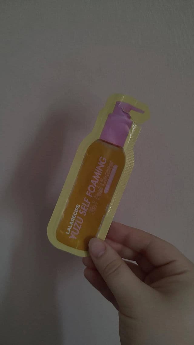 LALARECIPE Yuzu Self Foaming 3in1 Cleanser review photo by OlyaAlink