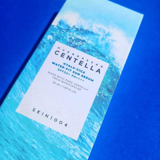 SKIN1004 Madagascar Centella Hyalu-Cica Water-Fit Sun Serum SPF50+ PA++++ review photo by Pickytimin