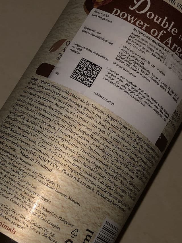 Naturals by Watsons Argan Body Lotion review photo by writtenbywin