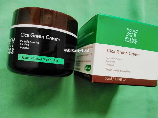 XYCOS Cica Green Cream review photo by Nishat