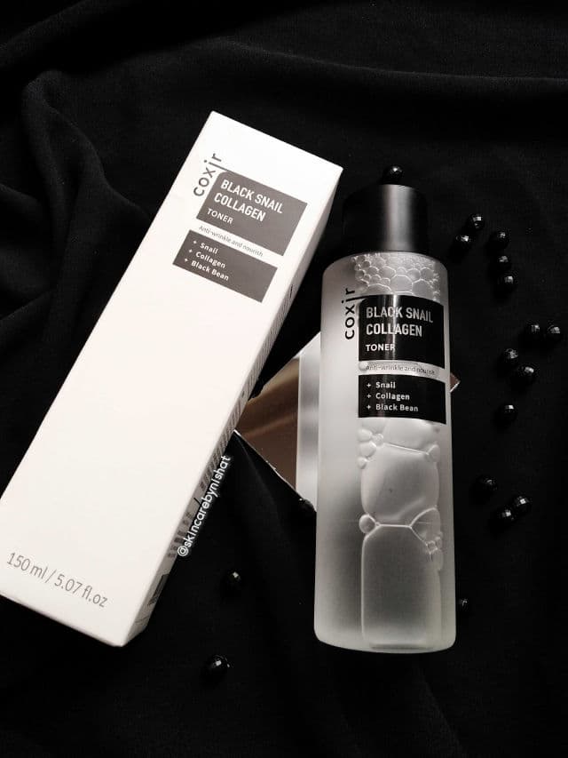 Coxir Black Snail Collagen Toner review photo by Nishat