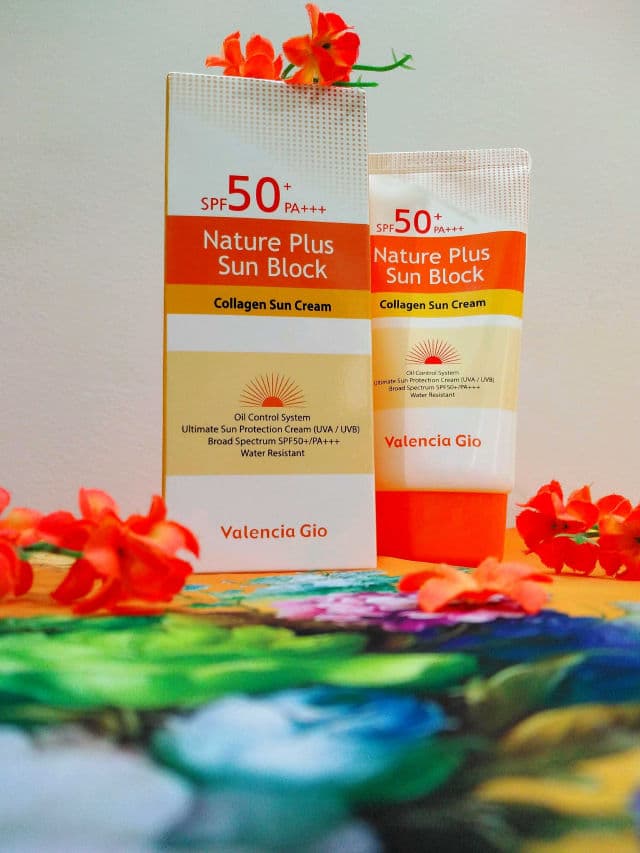 Valencia Gio Nature Plus Sunblock Collagen Sun Cream SPF 50+ PA+++ review photo by Nishat