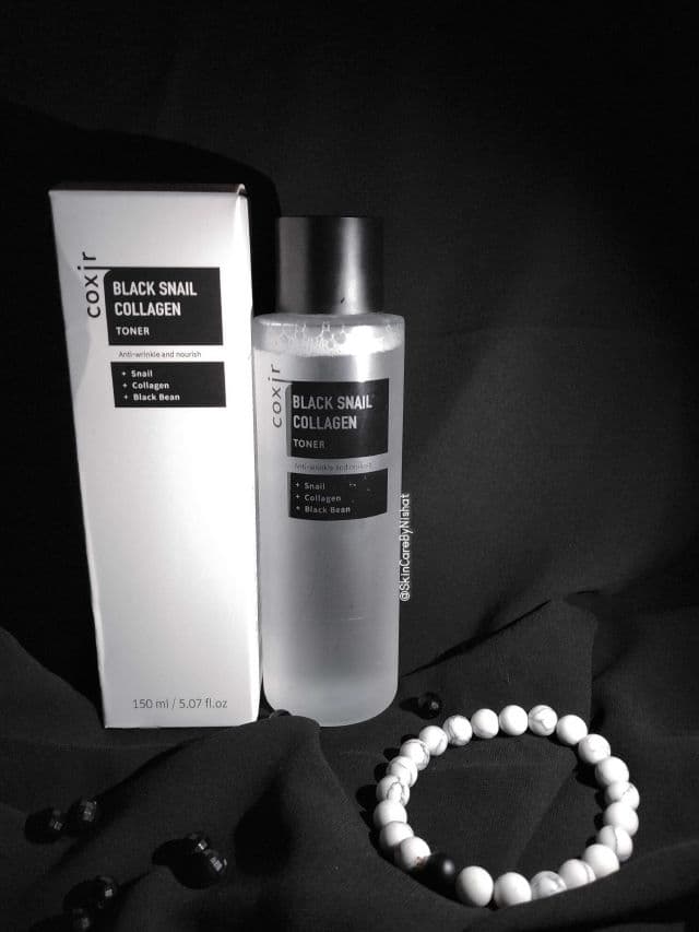 Coxir Black Snail Collagen Toner review photo by Nishat
