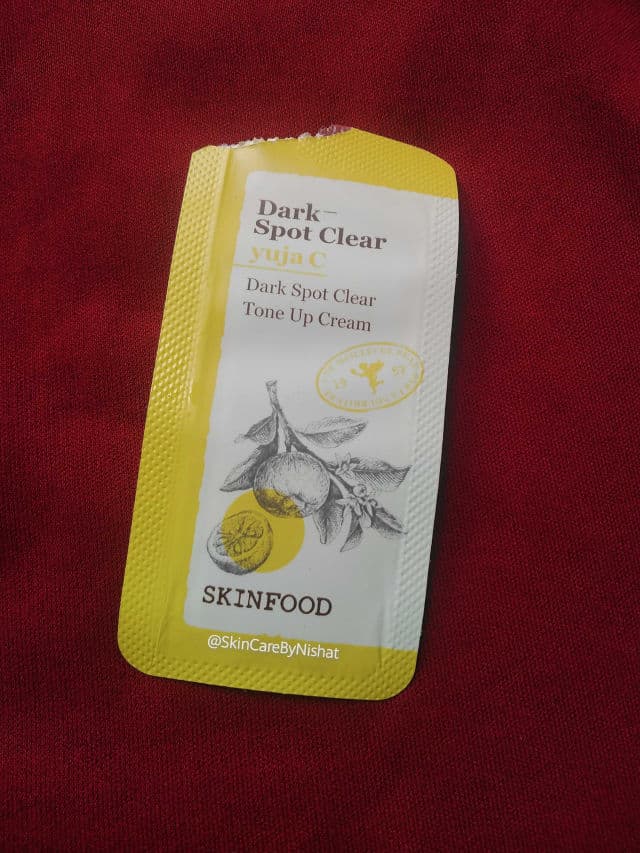 SKINFOOD Yuja C Dark Spot Clear Tone Up Cream review photo by Nishat