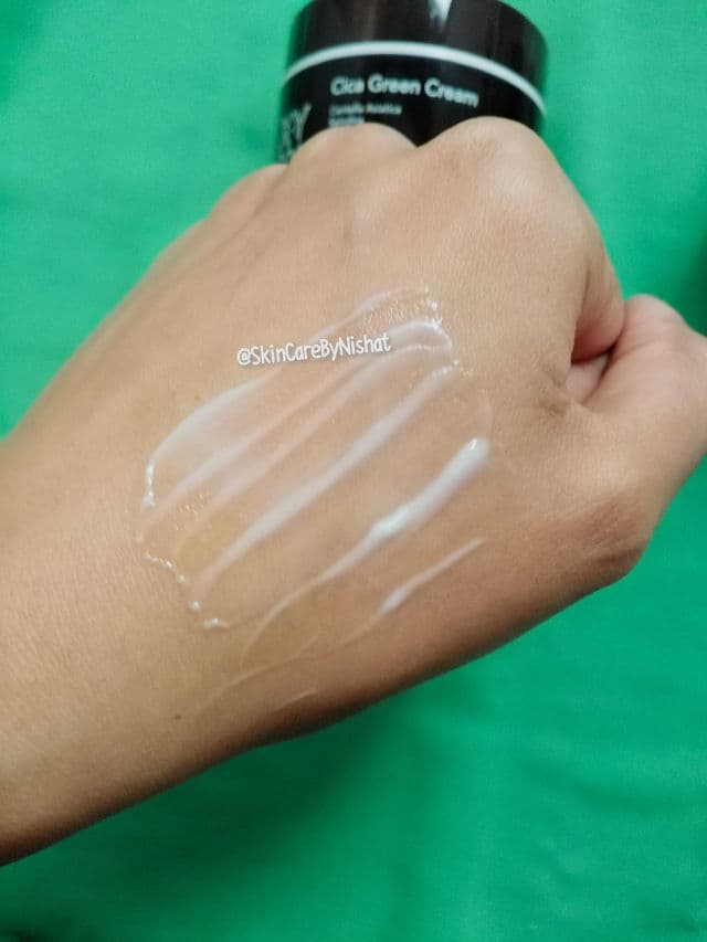 XYCOS Cica Green Cream review photo by Nishat