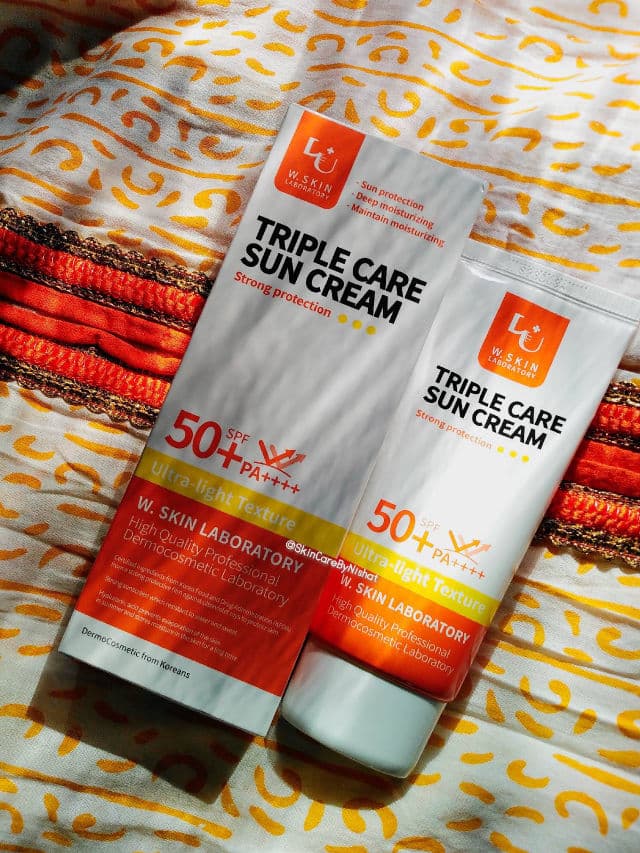 W Skin Laboratory Triple Care Sun Cream SPF50+ PA++++ review photo by Nishat
