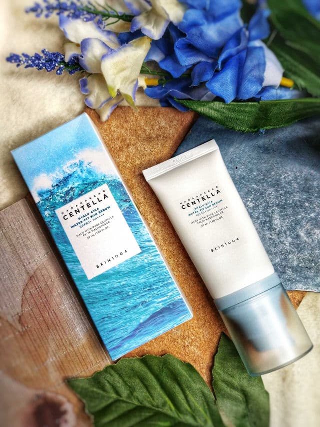 SKIN1004 Madagascar Centella Hyalu-Cica Water-Fit Sun Serum SPF50+ PA++++ review photo by Deasy