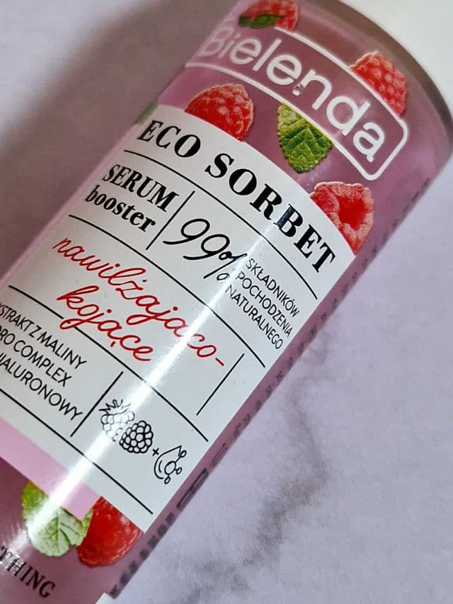 Bielenda ECO SORBET Raspberry Moisturizing & Soothing Serum Booster review photo by AlexMashhh