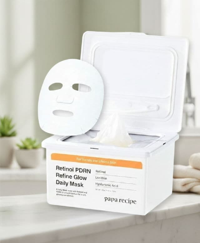 PAPA RECIPE Retinol PDRN Refine Glow Daily Mask review photo by maria32