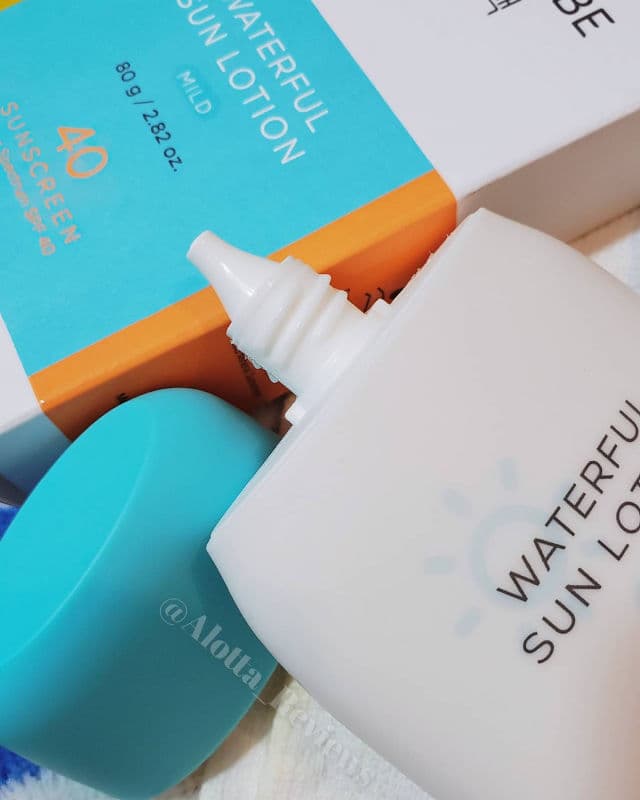 Goongbe Waterful Sun Lotion SPF50+ PA++++ review photo by AlottaxReviews