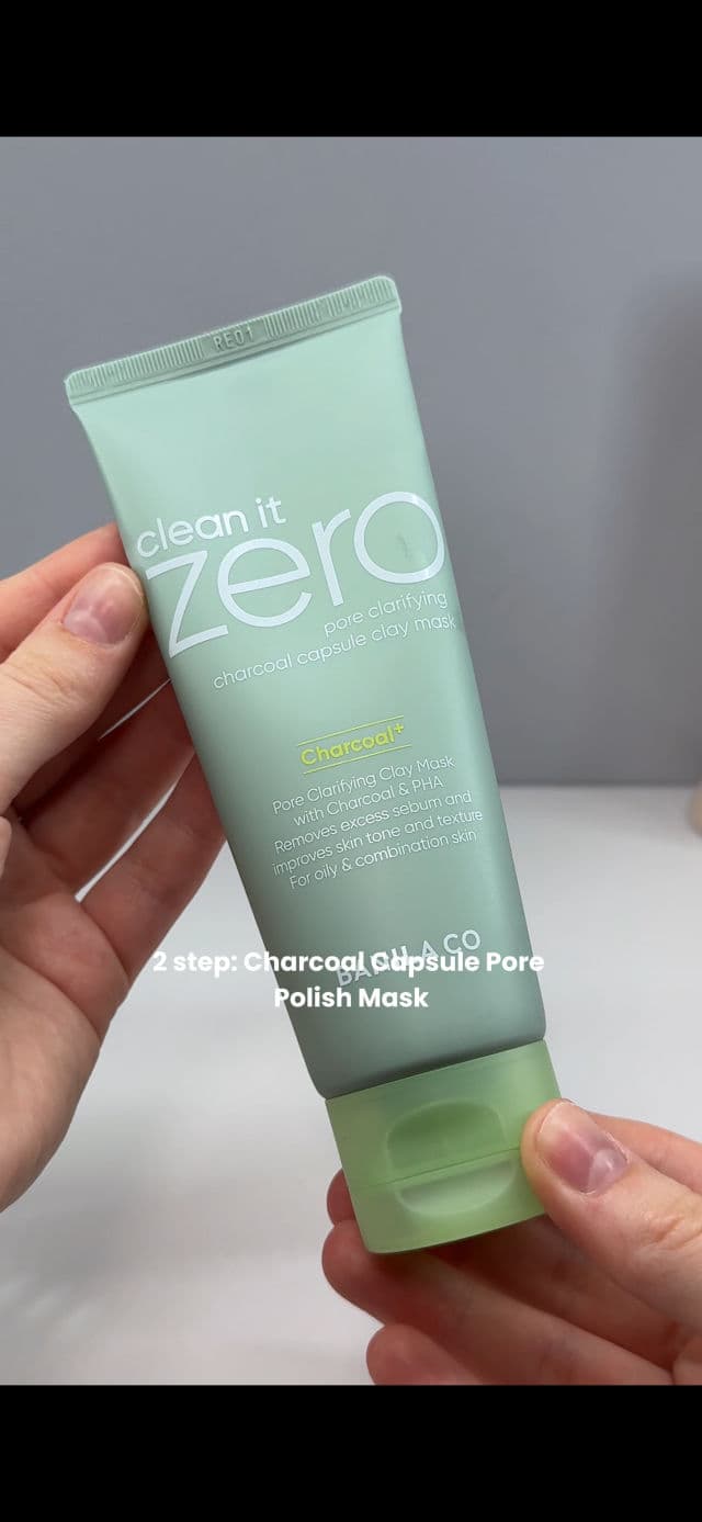 Banila Co. Clean It Zero Charcoal Capsule Pore Polish Mask review photo by acrge