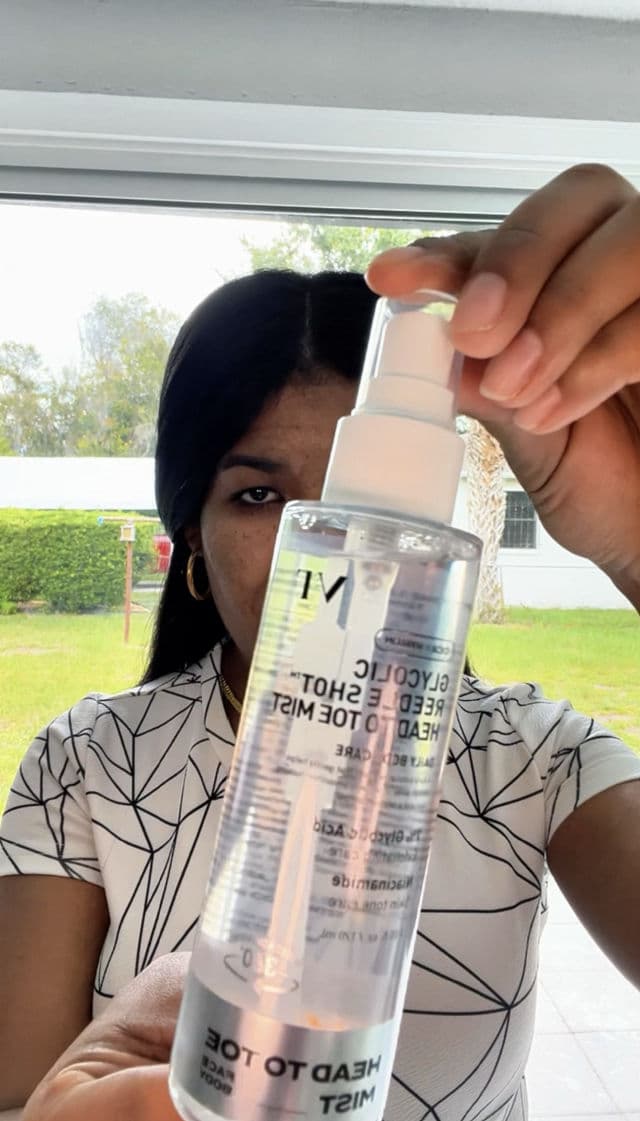 VT COSMETICS Glycolic Reedle Shot Head to Toe Mist review photo by Liubis