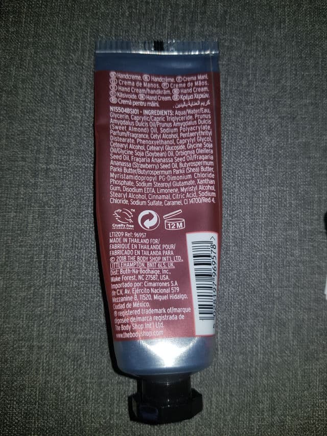 The Body Shop Strawberry Hand Cream review photo by 7wish
