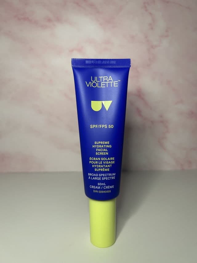 Supreme Screen SPF 50+ Hydrating Facial Sunscreen product review